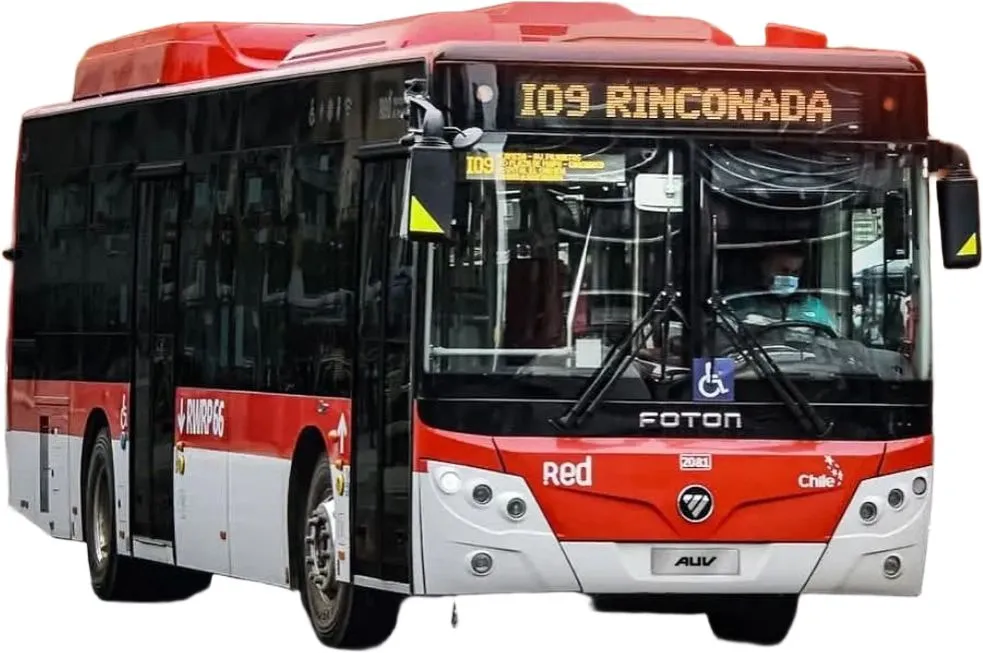 Foton Auv Bj6129 Electric Bus Citywalk CATL for Ethiopia