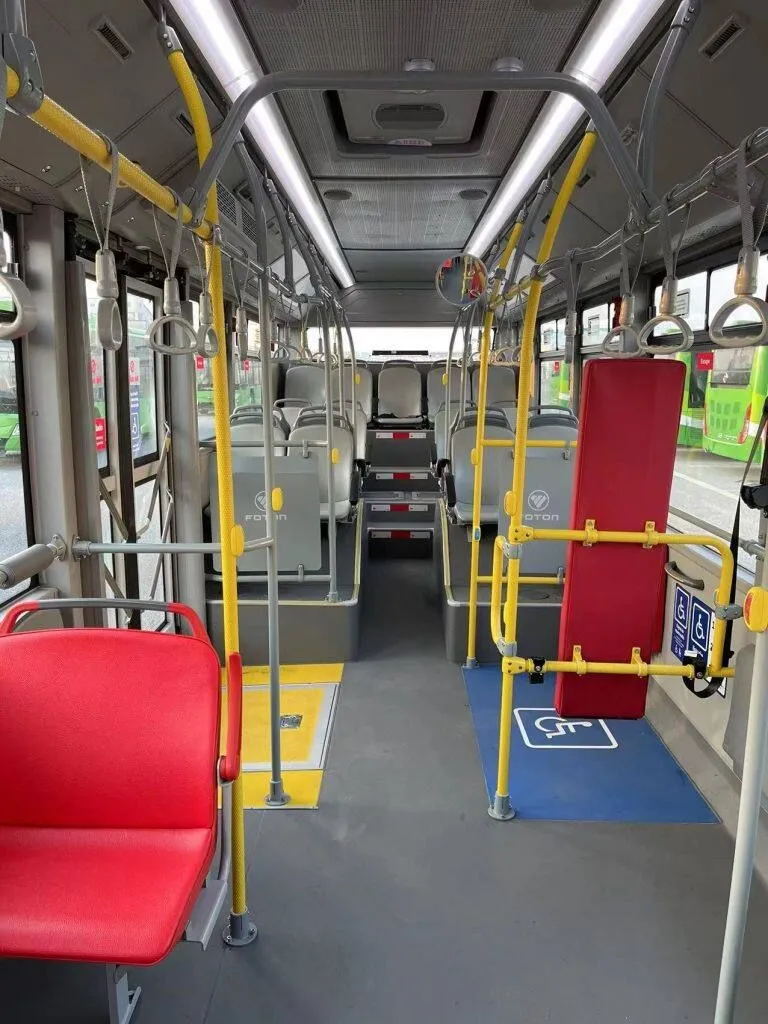 Foton Auv Bj6129 Electric Bus Citywalk CATL for Ethiopia