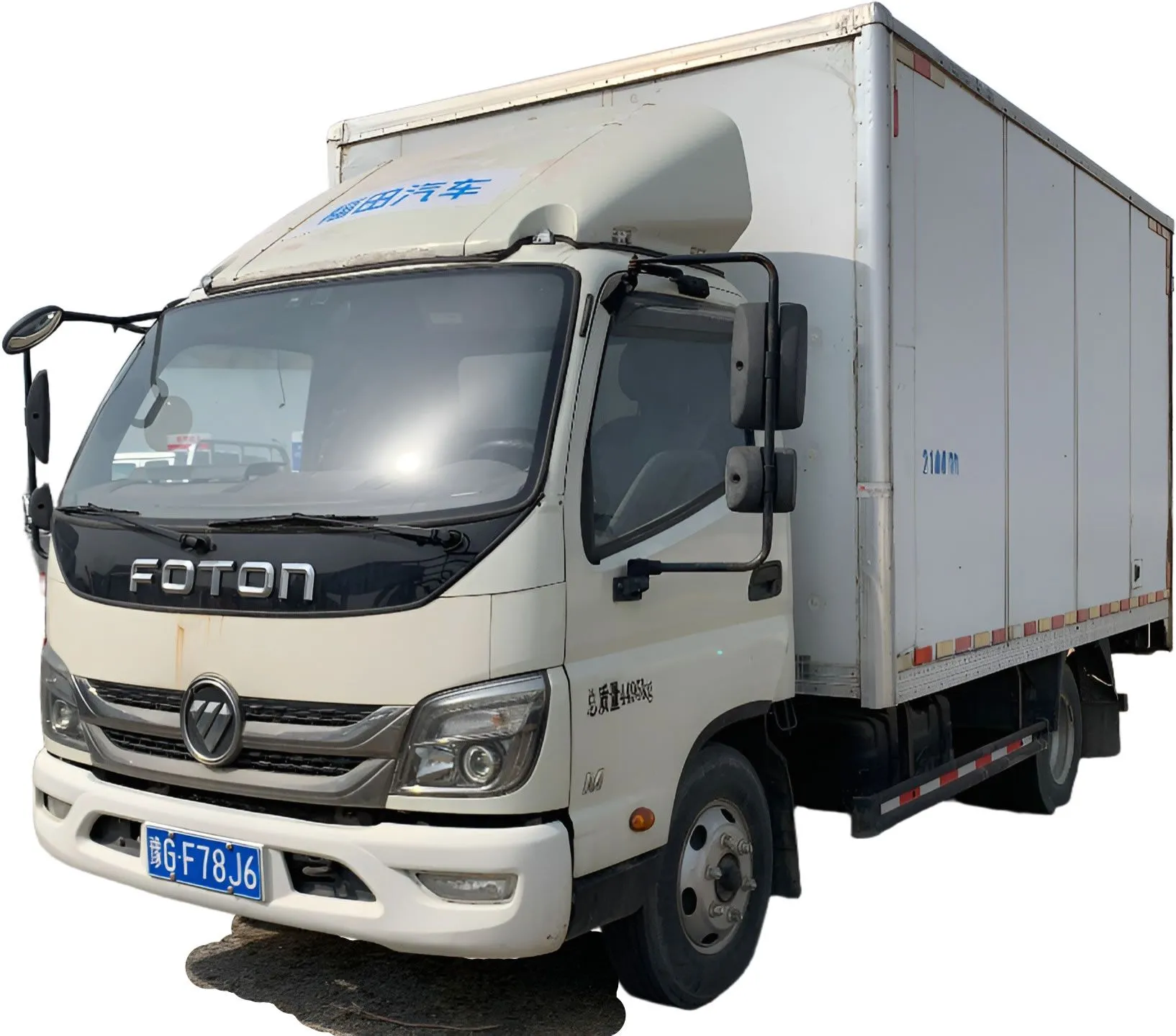 [USED]Foton Forland M3 cargo box truck Diesel 4x2 business logistics Light Duty Truck (2021)